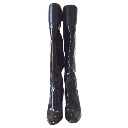 Gucci Boots Patent leather in Black