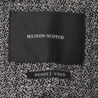 Maison Scotch Jacket in black / white