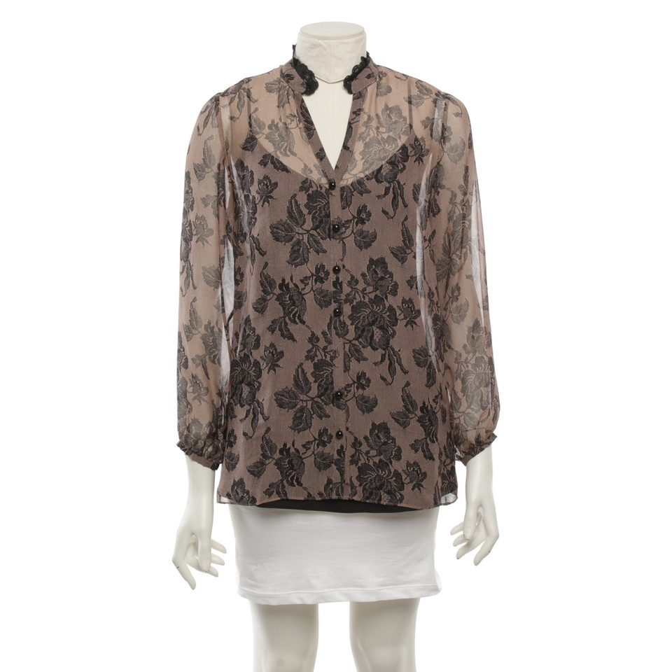 Alice By Temperley Seidenbluse mit Muster