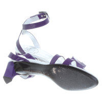 Roger Vivier Patent leather Sandals purple