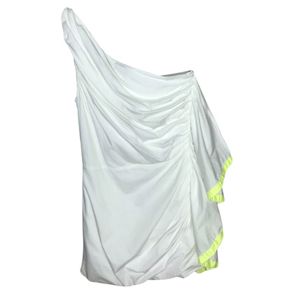 Msgm Vestito in Cotone in Bianco
