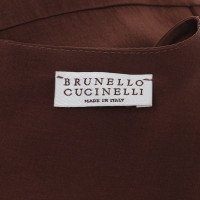 Brunello Cucinelli Kleid in Braun