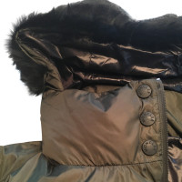 Moncler Daunenjacke mit Fellbesatz