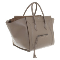 Céline Phantom Luggage Leather in Taupe