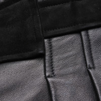 Rebecca Minkoff Pantalon en cuir en noir