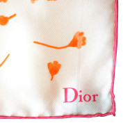 Christian Dior Zweifarbiges Seidentuch
