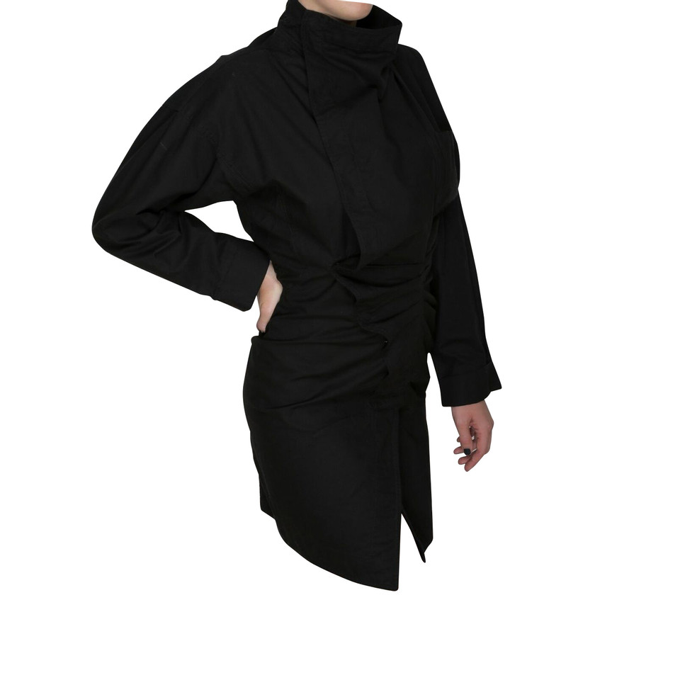 Isabel Marant Kleid aus Baumwolle in Schwarz