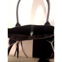 Lanvin Handtasche in Schwarz/Weiß