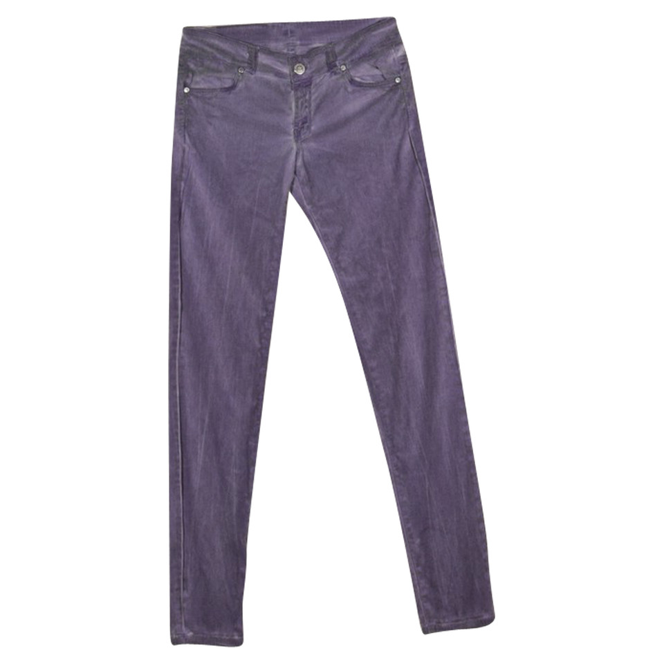 Camouflage Couture Jeans in Violet