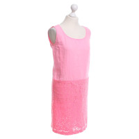 Andere Marke 0039 Italy - Leinenkleid in Pink