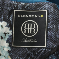 Blonde No8 Blazer en Coton en Pétrole