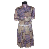 Blumarine Printed silk dress 