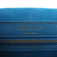 Jimmy Choo Sac à main en Cuir en Bleu