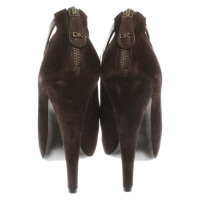 Donna Karan Ankle boots Suede in Brown