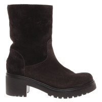 Moncler Suede ankle boots