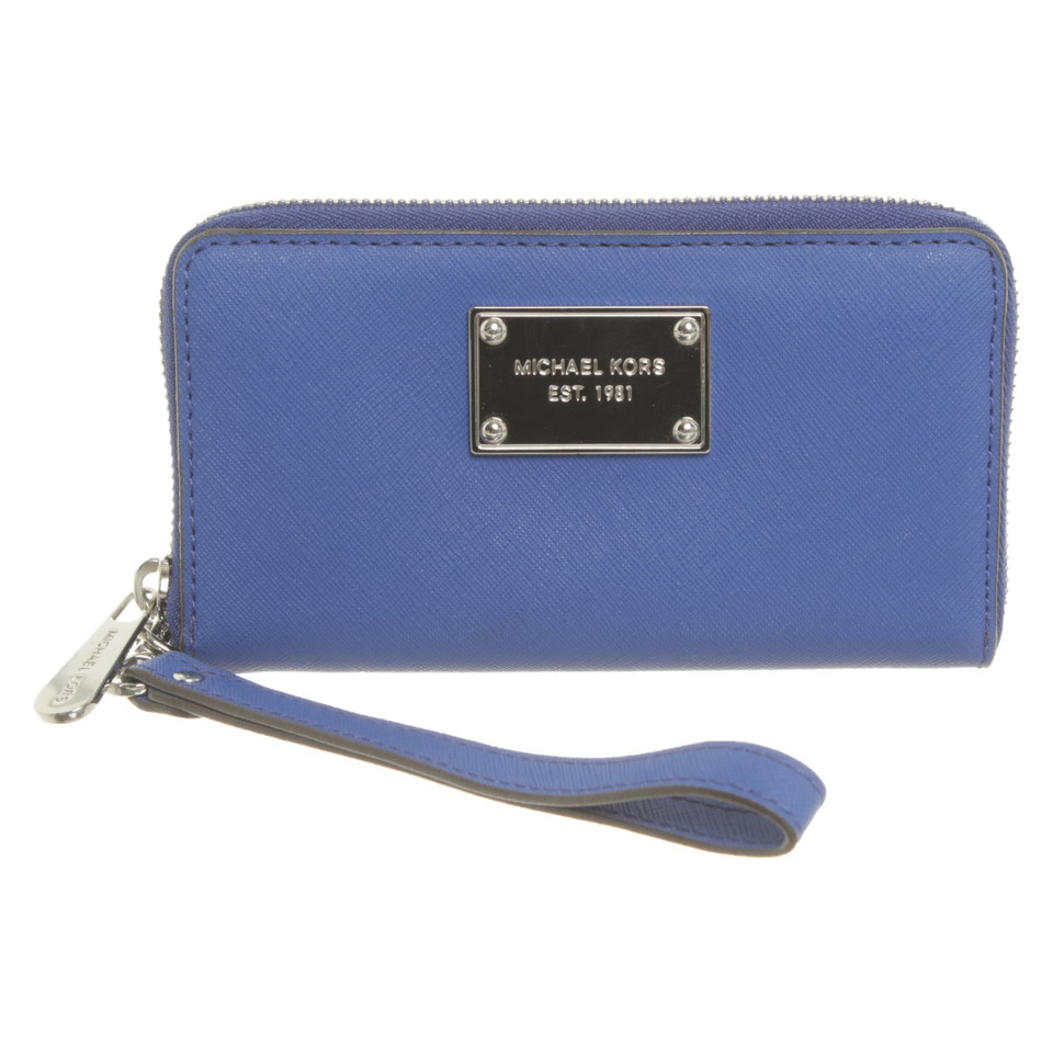 Michael Kors Tasje/Portemonnee Leer in Blauw