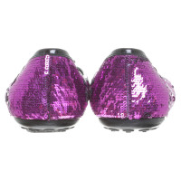 Car Shoe Ballerinas in violet 