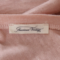 American Vintage Gebreid shirt in rosé