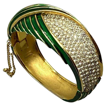 Trifari Vintage Bracelet/Wristband in Green