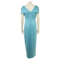 Talbot Runhof Evening dress in turquoise-blue