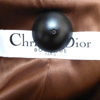 Christian Dior Leren jas in koperkleuren