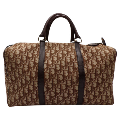 Dior Reisetasche aus Baumwolle in Beige
