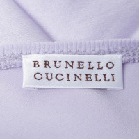 Brunello Cucinelli Top soie lilas