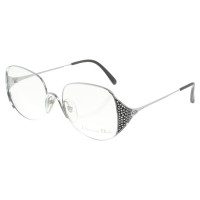 Christian Dior Vintage-Brille mit Schmucksteinbesatz