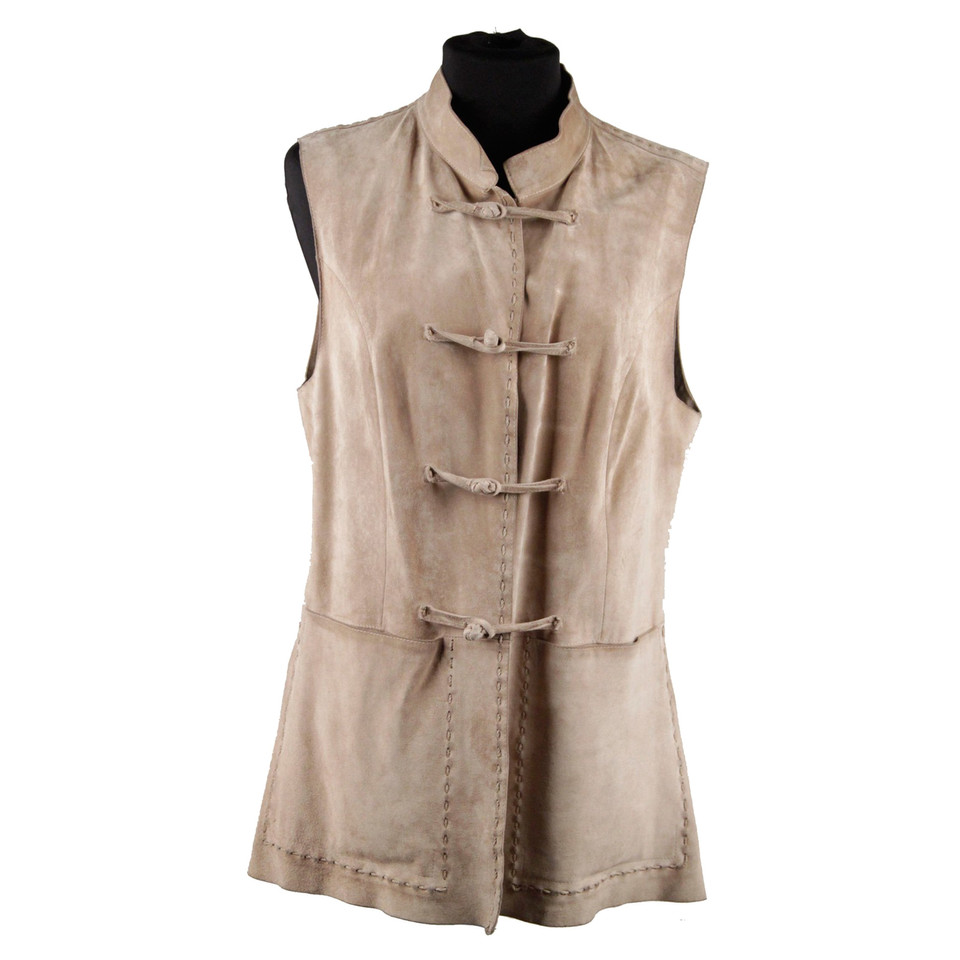 Prada Vest Suède in Beige