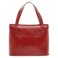 Aigner Handtasche aus Leder in Rot