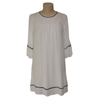 Velvet Dress Viscose in White