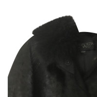 Giambattista Valli cappotto di pelliccia con collo di pelliccia