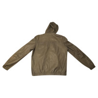 Iceberg Jacket/Coat Leather in Khaki