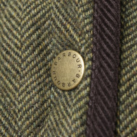 Barbour Jacket with herringbone pattern
