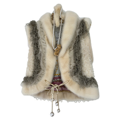 Blancha Jacket/Coat Fur in Taupe