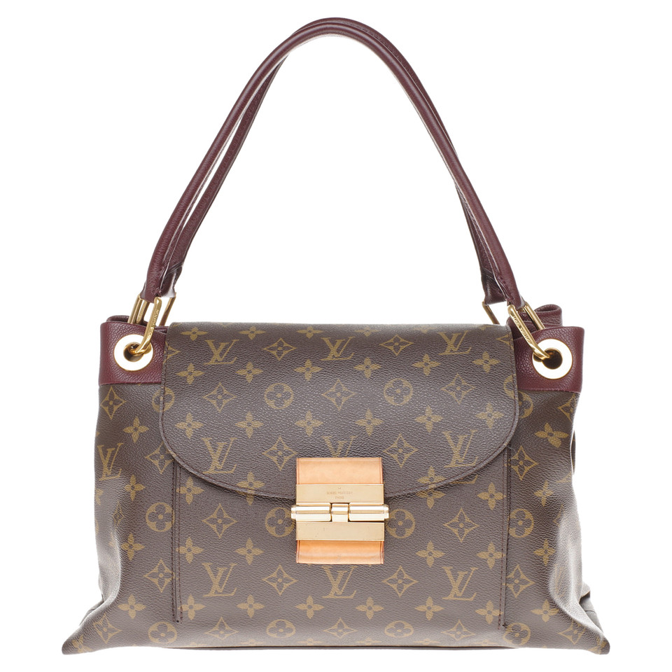 Louis Vuitton Olympe aus Canvas in Braun