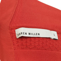 Karen Millen Stretchrock in red