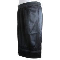 Burberry Zwarte zijden rok