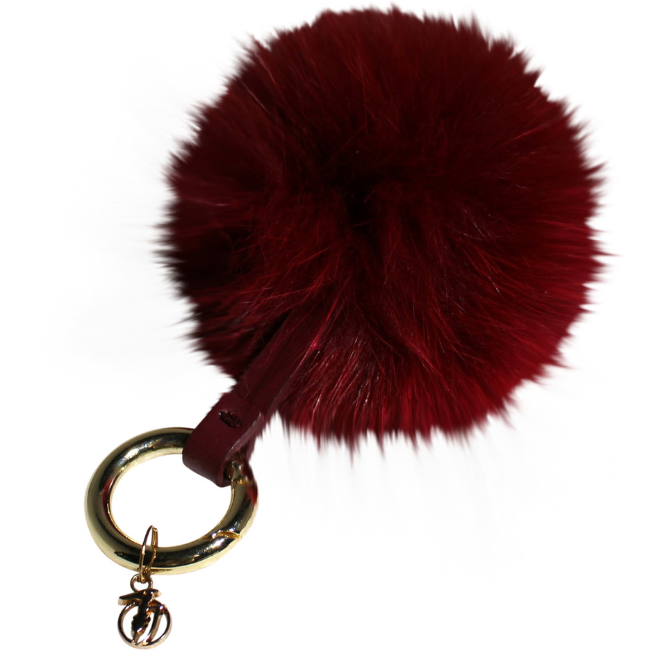 Trussardi Accessory Fur in Red