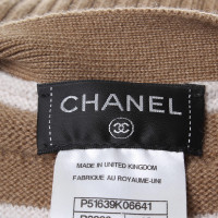 Chanel Maglia con motivo a strisce