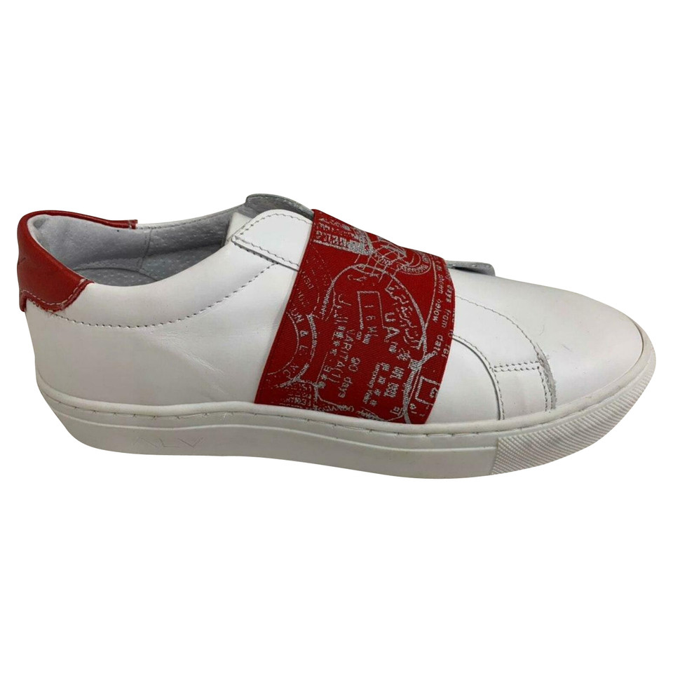 Alviero Martini 1A Classe world Sneakers Leer in Wit