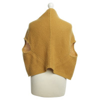 Max Mara Strickweste in curry giallo