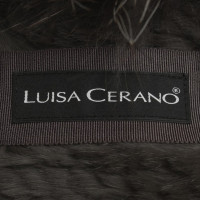Luisa Cerano Fur vest in grey