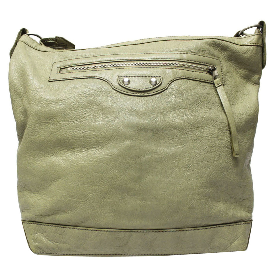 Balenciaga Shopper in Pelle in Beige