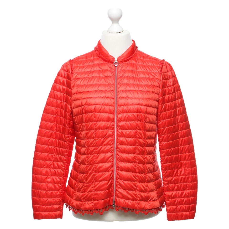 Marc Cain Quilted jacket in red