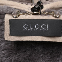 Gucci Giacca/Cappotto in Pelliccia in Beige