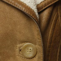 Marc Cain Leather jacket with Sheepskin lining