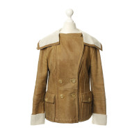 Marc Cain Leather jacket with Sheepskin lining