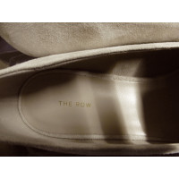 The Row Slippers/Ballerinas Suede in Cream
