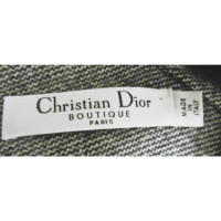 Christian Dior Jurk Wol in Grijs